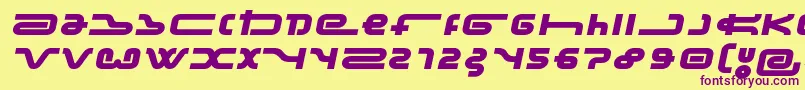 FrozdotreRegular Font – Purple Fonts on Yellow Background