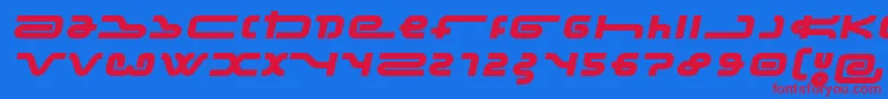 FrozdotreRegular Font – Red Fonts on Blue Background