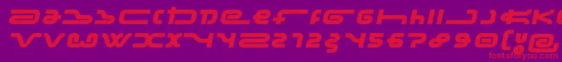 FrozdotreRegular Font – Red Fonts on Purple Background