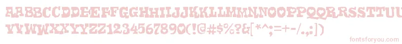 GomokurgRegular Font – Pink Fonts on White Background