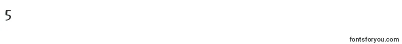 フォントSniffBold – フォント数字5