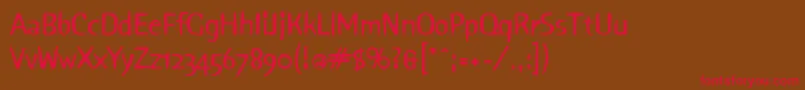 SniffBold Font – Red Fonts on Brown Background