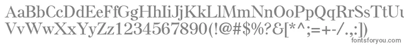 Шрифт ElsenplstdSemibold – серые шрифты на белом фоне