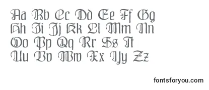 Обзор шрифта Fraenkisch