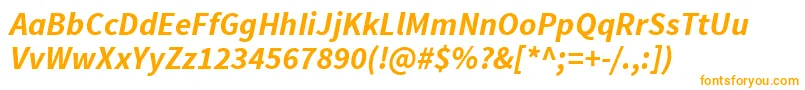SourcesansproBolditalic Font – Orange Fonts