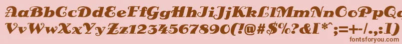 More about DsSienaBlack Font DsSienaBlack Font – Brown Fonts on Pink Background
