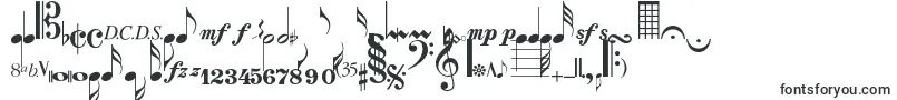 Fonte Musicalsymbolsnormal – fontes para PixelLab