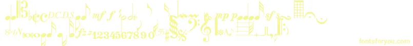 Musicalsymbolsnormal Font – Yellow Fonts