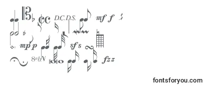 Przegląd czcionki Musicalsymbolsnormal