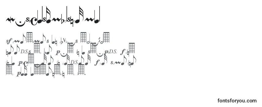 Überblick über die Schriftart Musicalsymbolsnormal