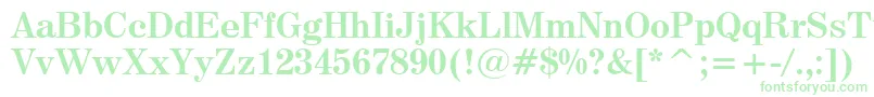 Century725BoldBt Font – Green Fonts on White Background