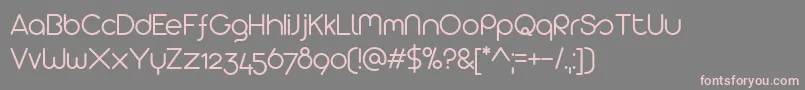 More about Arista2 Font Arista2 Font – Pink Fonts on Gray Background