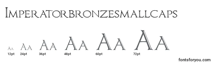 Imperatorbronzesmallcaps Font Sizes