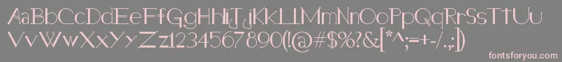HolitterHalfimp Font – Pink Fonts on Gray Background