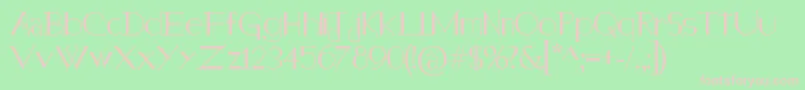 HolitterHalfimp Font – Pink Fonts on Green Background