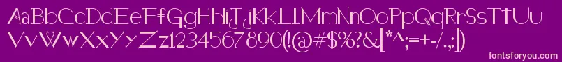 HolitterHalfimp Font – Pink Fonts on Purple Background