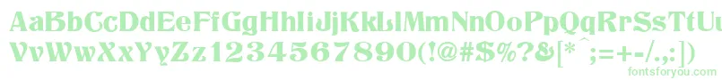 More about TitaniaRegular Font TitaniaRegular Font – Green Fonts on White Background