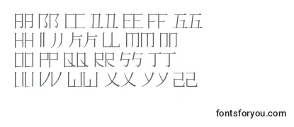 Romajimincho Font