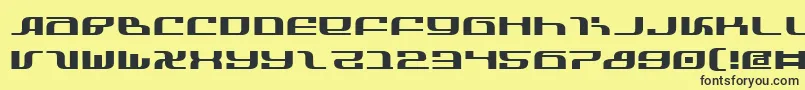 InfinityFormulaExpanded Font – Black Fonts on Yellow Background