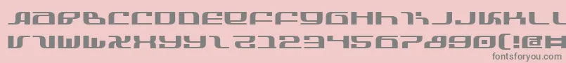 InfinityFormulaExpanded Font – Gray Fonts on Pink Background