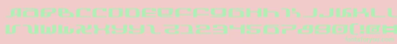 InfinityFormulaExpanded Font – Green Fonts on Pink Background