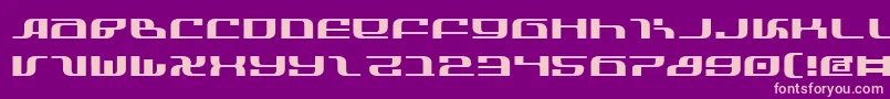 InfinityFormulaExpanded Font – Pink Fonts on Purple Background