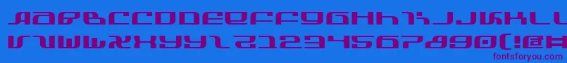 InfinityFormulaExpanded Font – Purple Fonts on Blue Background