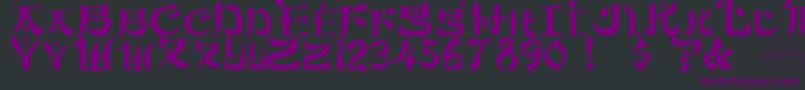 More about Sumdumgo Font Sumdumgo Font – Purple Fonts on Black Background