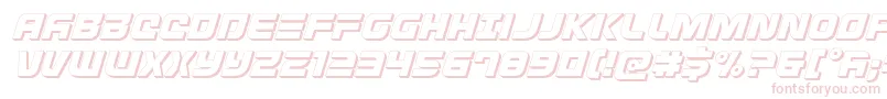 Defconzero3Dital Font – Pink Fonts on White Background