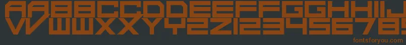 Подробнее о шрифте DaMadRave Шрифт DaMadRave – коричневые шрифты на чёрном фоне