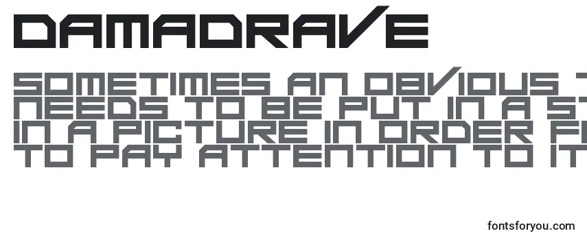 DaMadRave-fontti