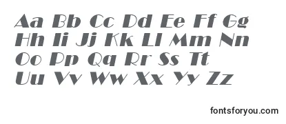 Обзор шрифта MarqueeItalic