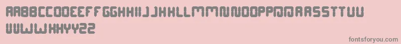 Saiba mais sobre a fonte DigitalGothic Fonte DigitalGothic – fontes cinzas em um fundo rosa