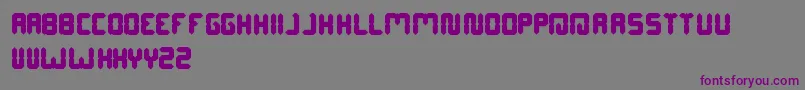 DigitalGothic-fontti – violetit fontit harmaalla taustalla