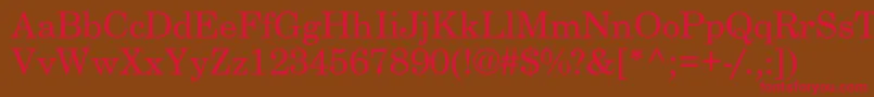 BackroadLight Font – Red Fonts on Brown Background