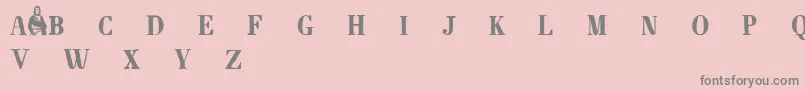 Napoleondemo Font – Gray Fonts on Pink Background