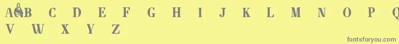 Napoleondemo Font – Gray Fonts on Yellow Background