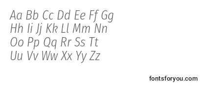 FirasanscondensedLightitalic Font