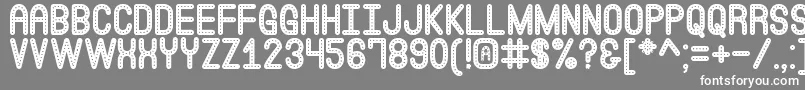 EatAtJoessSt Font – White Fonts on Gray Background