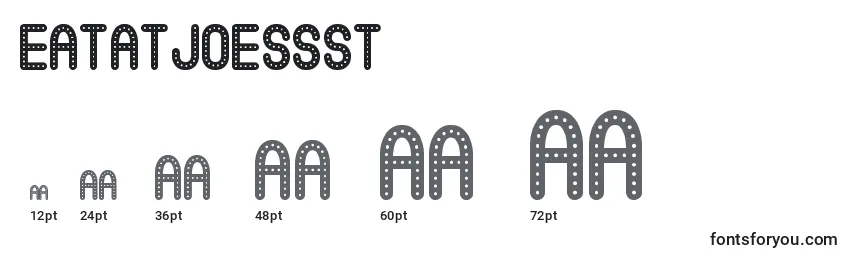 EatAtJoessSt Font Sizes