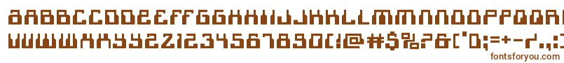 1968odysseyexpand Font – Brown Fonts on White Background