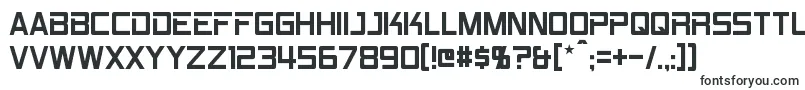 Шрифт Rpm – трафаретные шрифты