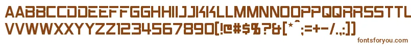 Rpm Font – Brown Fonts on White Background