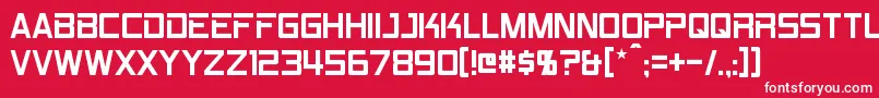 Подробнее о шрифте Rpm Шрифт Rpm – белые шрифты на красном фоне