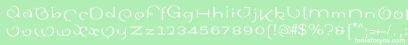 SinahsansLtRomanフォントについての詳細 フォントSinahsansLtRoman – 緑の背景に白い文字