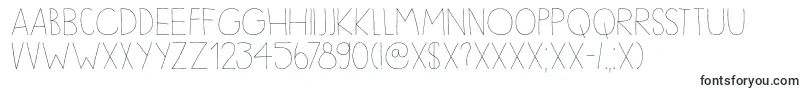 DkSleepyTime-fontti – Alkavat D:lla olevat fontit