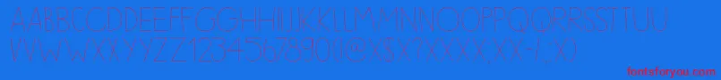 DkSleepyTime Font – Red Fonts on Blue Background