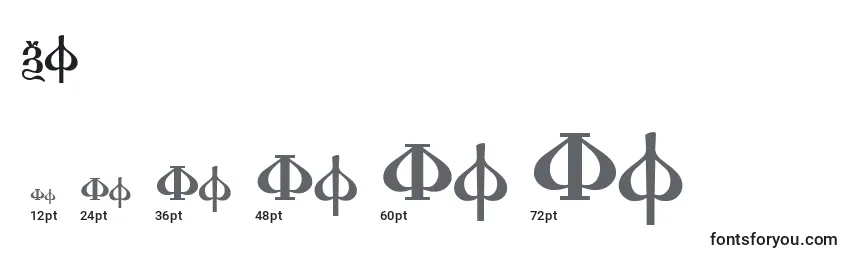 Mria Font Sizes
