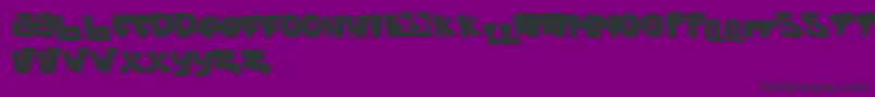 GreenDays Font – Black Fonts on Purple Background