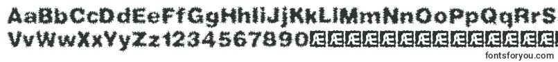 Шрифт FrizzedBrk – трендовые шрифты